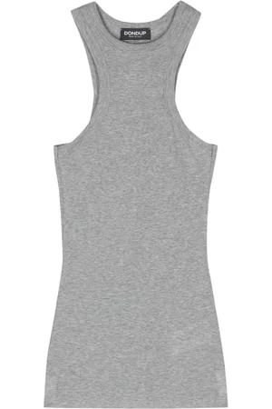 Dondup Ribbed jersey tank top