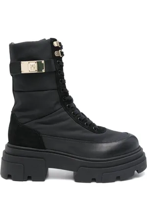 Tommy Hilfiger Leather combat boots