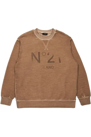 Nº21 Logo-print cotton sweatshirt