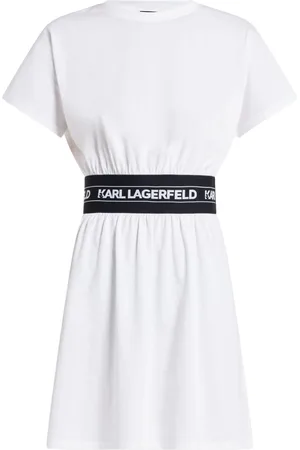 Karl Lagerfeld Logo-tape T-shirt dress