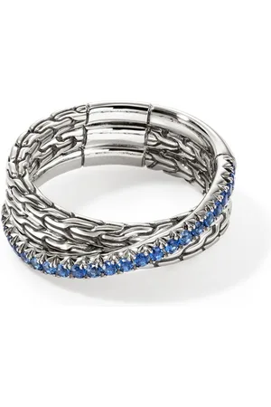 John Hardy Sterling JH Essential Crossover diamond ring