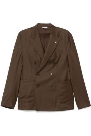 Manuel Ritz Brooch-detail blazer