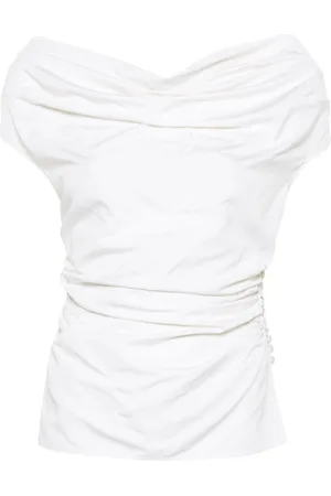 MAGDA BUTRYM Off shoulder draped blouse