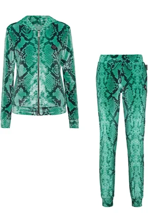 Philipp Plein Printed jersey jogging set