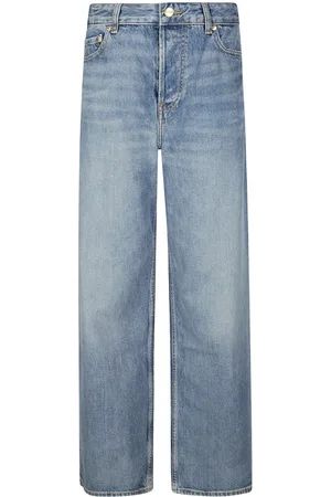 Ganni Whiskering detail boyfriend jeans