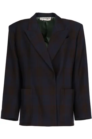 Jean Paul Gaultier 1980 checked wool blazer