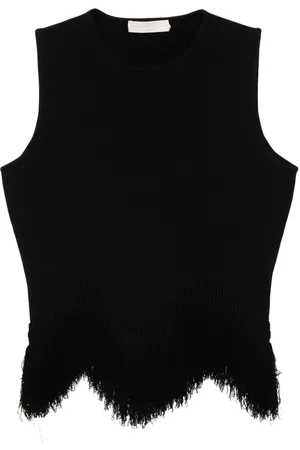 ULLA JOHNSON Koa fringed top