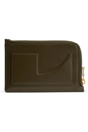 Patou Logo-stamp leather card holder