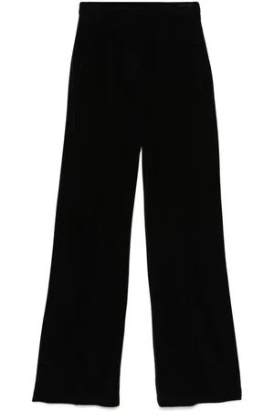 Patrizia Pepe Flared velvet trousers