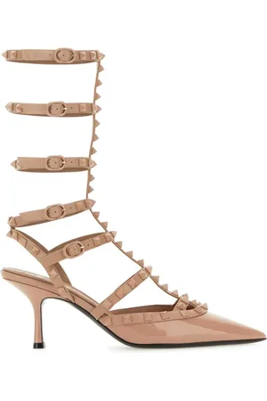 VALENTINO GARAVANI Rockstud caged leather pumps