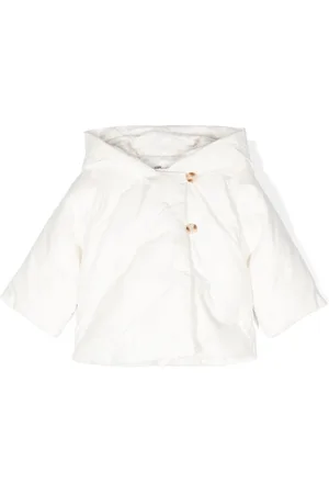 BONPOINT Cherry-embroidered padded jacket