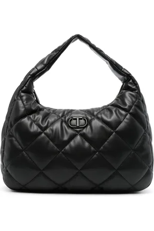 Twin-Set Oval T quilted tote bag