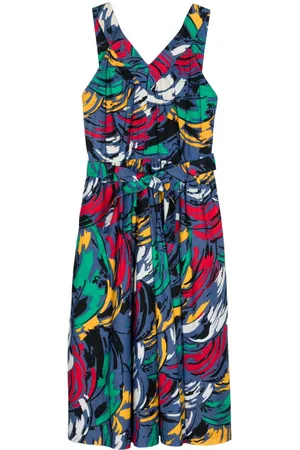 Saint Laurent 1980s cotton dress