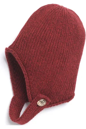 Barrie Strap-detail ribbed beanie