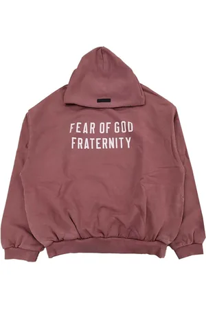 FEAR OF GOD Logo-print hoodie