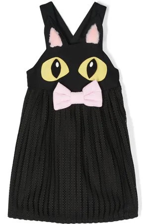 Wauw Capow by Bangbang Maisy cat-appliqué dress