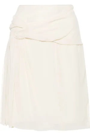 Dior 2010 draped silk miniskirt