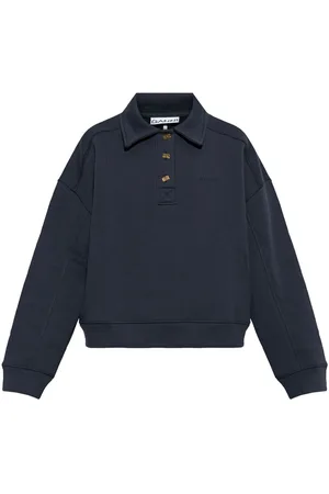 Ganni Logo-embroidered sweatshirt