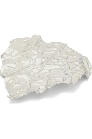 Jil Sander Oversize leaf-shaped polished brooch