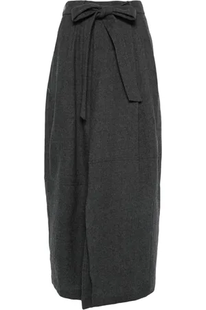 ALYSI Virgin wool midi skirt