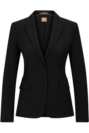 HUGO BOSS Notched-lapel wool blazer