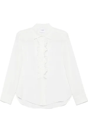 NUDE Ruffle-detail shirt