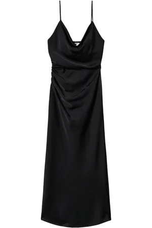 Twin-Set Satin-weave midi dress