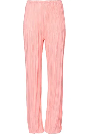 FORTE FORTE Plissé straight trousers