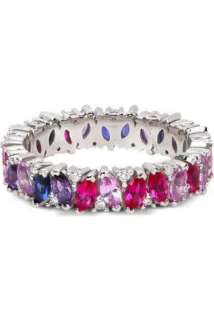 Lark & Berry Rainbow Veto Scarlet diamond ring