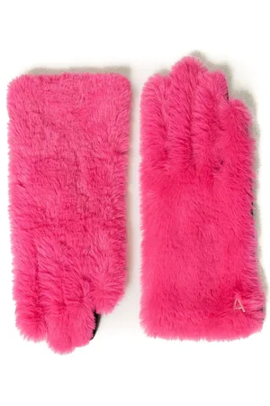 Twin-Set Faux-fur gloves