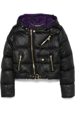 Roberto Cavalli Biker puffer jacket