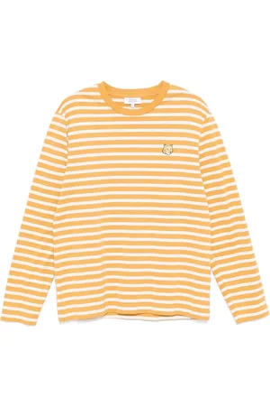 Maison Kitsuné Bold Fox head patch regular marin T-shirt