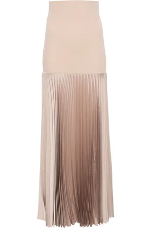 D.EXTERIOR Pleated midi skirt