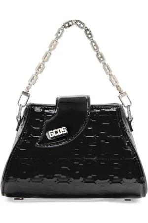 GCDS Comma Patent Monogram mini bag