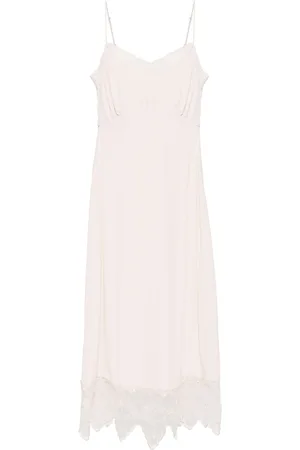 Simone Rocha Lace-trim slip dress