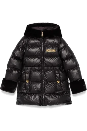 Moschino Logo-embroidered jacket