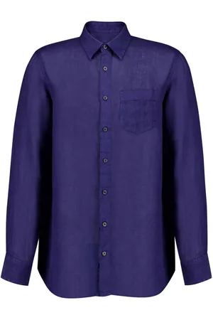 120% Lino Long-sleeve button-up shirt