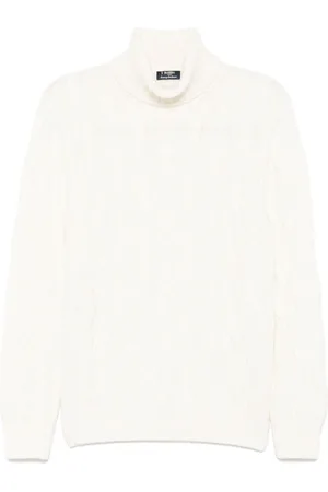 BARBA Cable-knit sweater