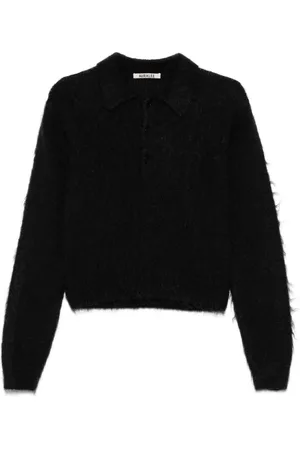 Auralee Brushed polo top