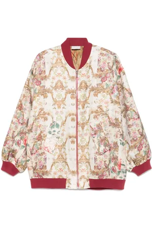 PIERRE-LOUIS MASCIA Botanical-print bomber jacket