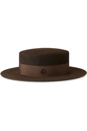 Le Mont St Michel Kiki logo-detail wool fedora