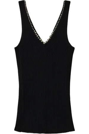Twin-Set Bead-embellished top