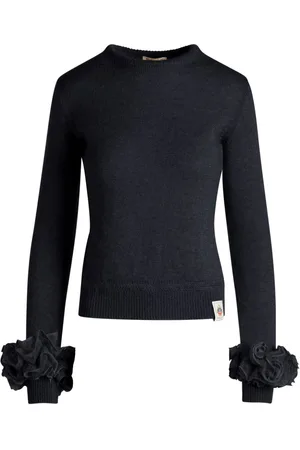 Bally Logo-patch mohair jumper