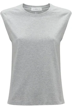Victoria Beckham Sleeveless organic cotton top