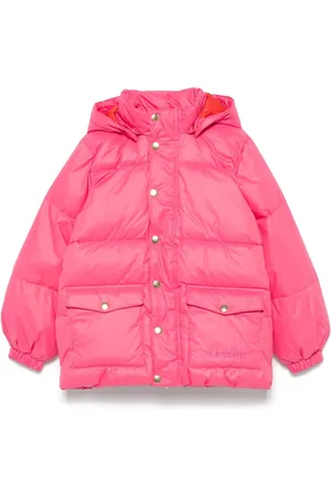 Mini Rodini Logo-embroidered puffer jacket