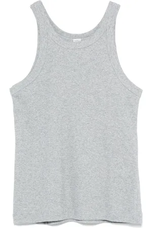 Totême Curved ribbed tank top