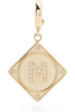 Lauren Rubinski 14kt yellow Bruno diamond pendant