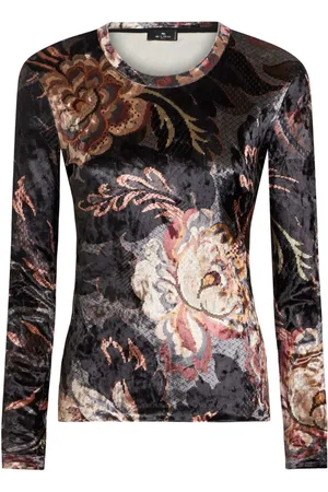 Etro Printed chenille T-shirt