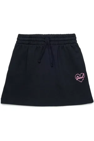 Diesel Logo-embroidered mini skirt