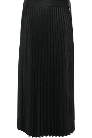 LORENA ANTONIAZZI Plissé midi skirt